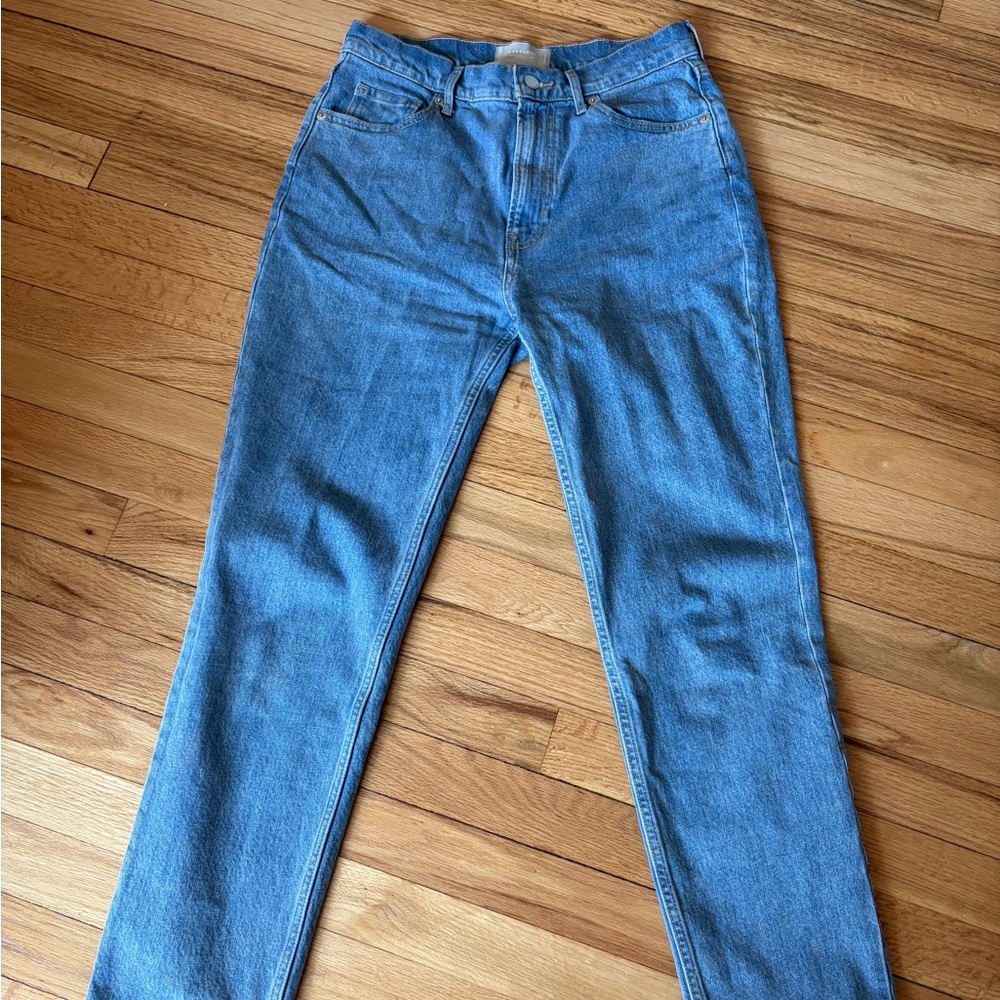Everlane Light Blue Straight-Leg Jeans